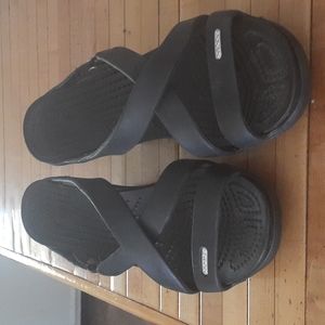 Croc sandals